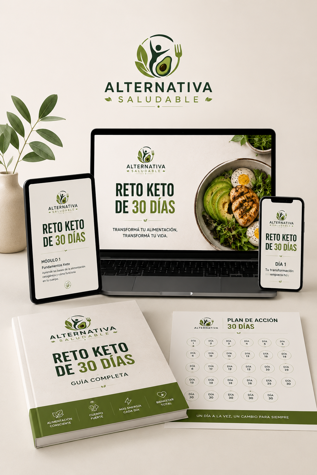 Reto Keto- paso a paso de la alimentación keto + BONUS GRATIS